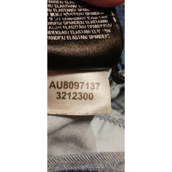 Women's 7 for all Mankind Ankle Skinny Jeans Size 25 Faded 25Wx26L - Picture 10 of 13